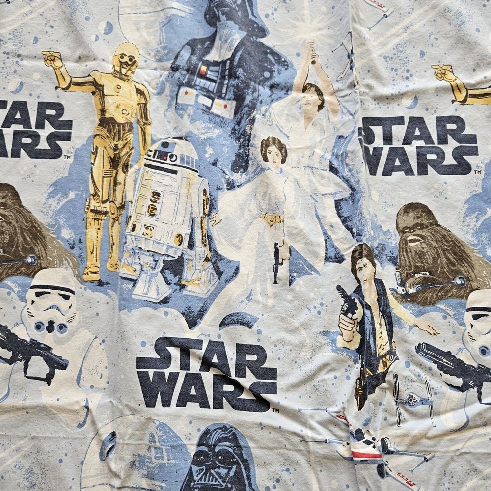 Pottery Barn Kids PBK Star Wars Twin Flat‎ Sheet 100% Cotton - Picture 4 of 7